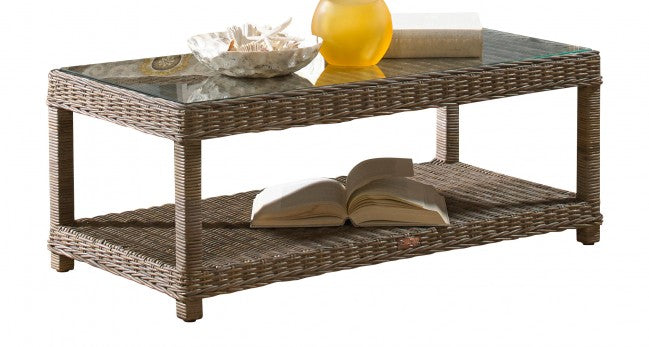 Exuma Coffee Table w/Glass
