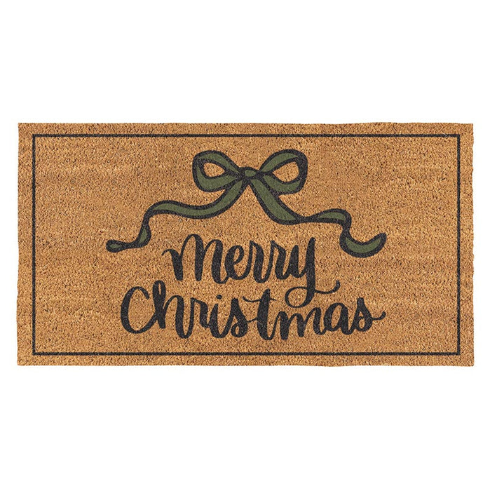 Merry Christmas Coir Doormat