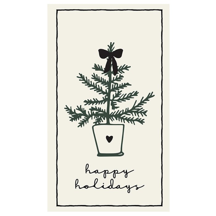 Happy Holidays Paper Guest Napkins
