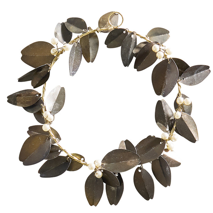 Metal Winter Berry Wreath