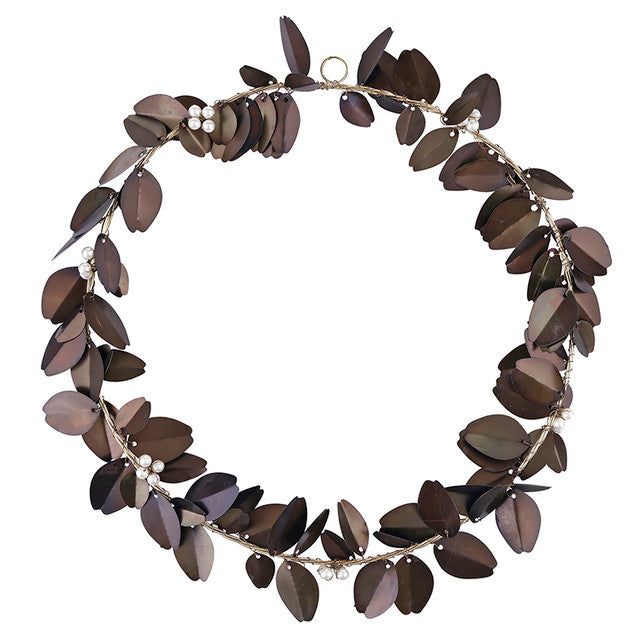 Metal Winter Berry Wreath