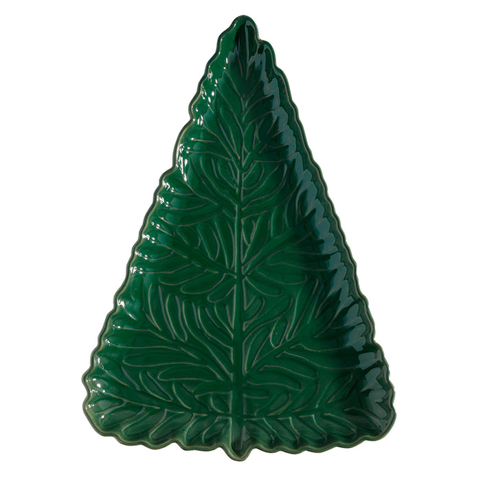 Pine Ceramic Tree Platter