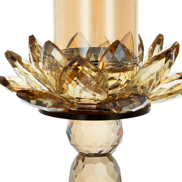 Glass Candle Holder