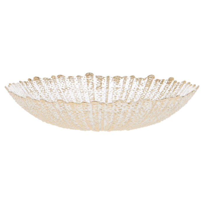 Rufolo Glass Large Serving Bowl