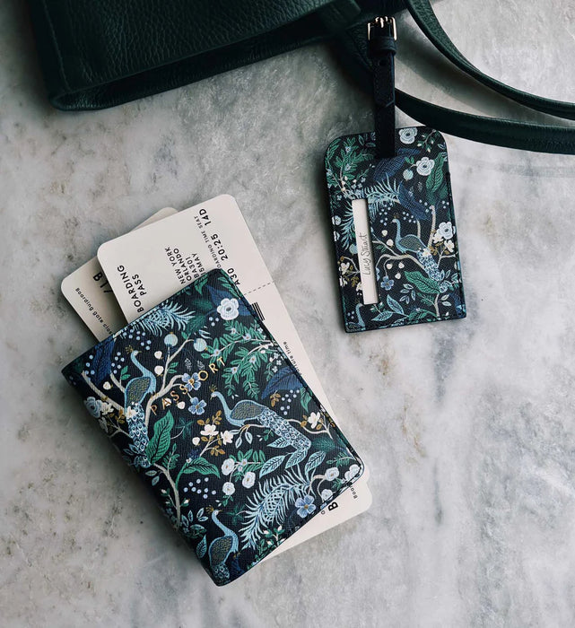 Peacock Passport Holder