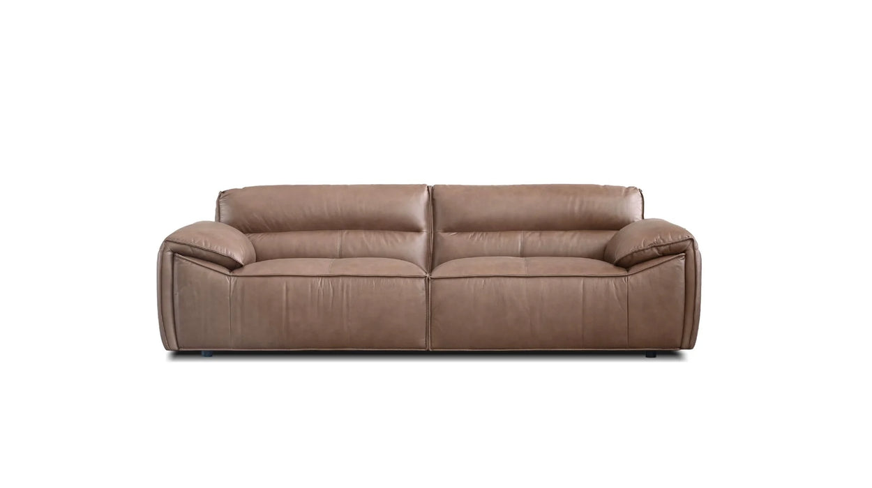 Osta Sauvage Leather Sofa w/Ottoman
