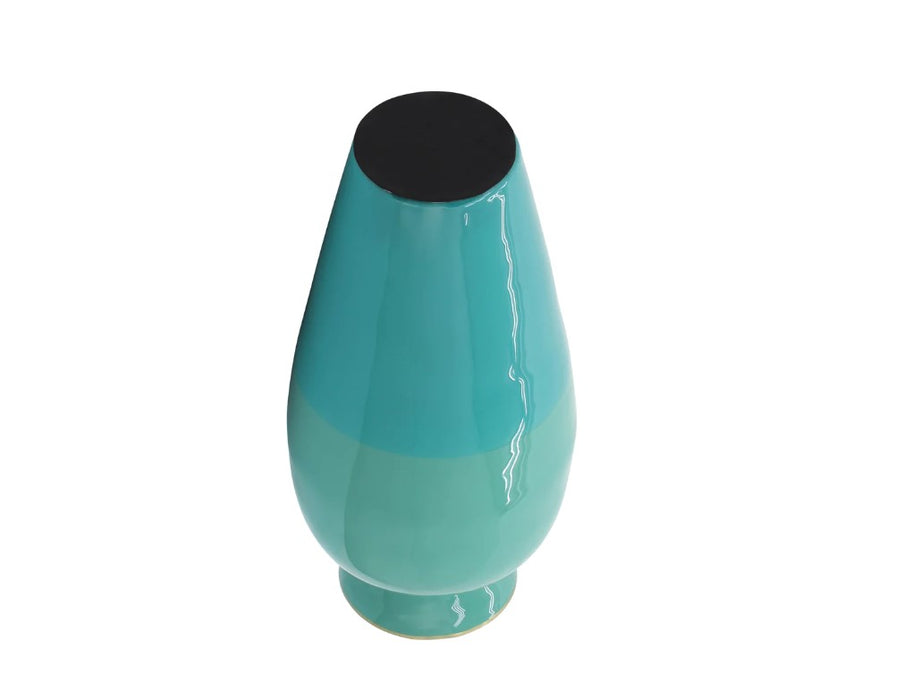 Green Metal Vase