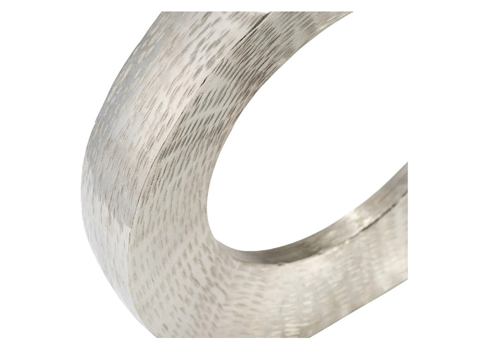 Metal Round Open Cut Vase