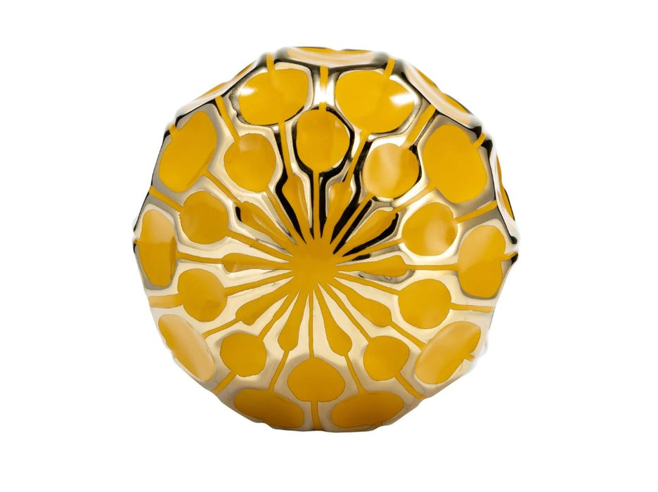 Ceramic Honey & Gold Orb