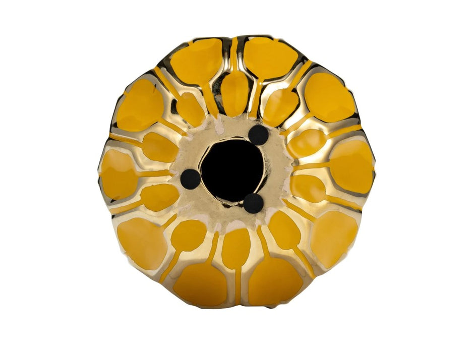 Ceramic Honey & Gold Orb