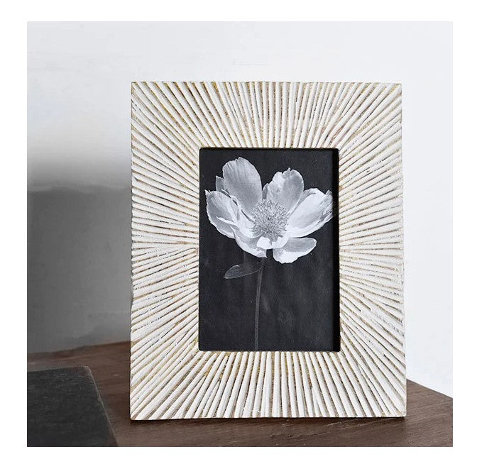 Sunburst Wooden Photo Frame