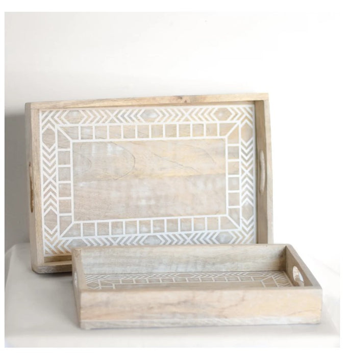 Boho Wood Tray