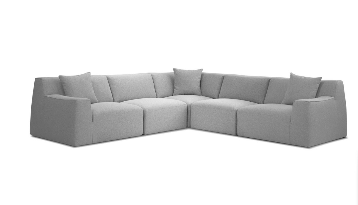Scoop Fabric Sectional Configuration