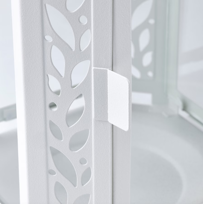 White Candle Lantern