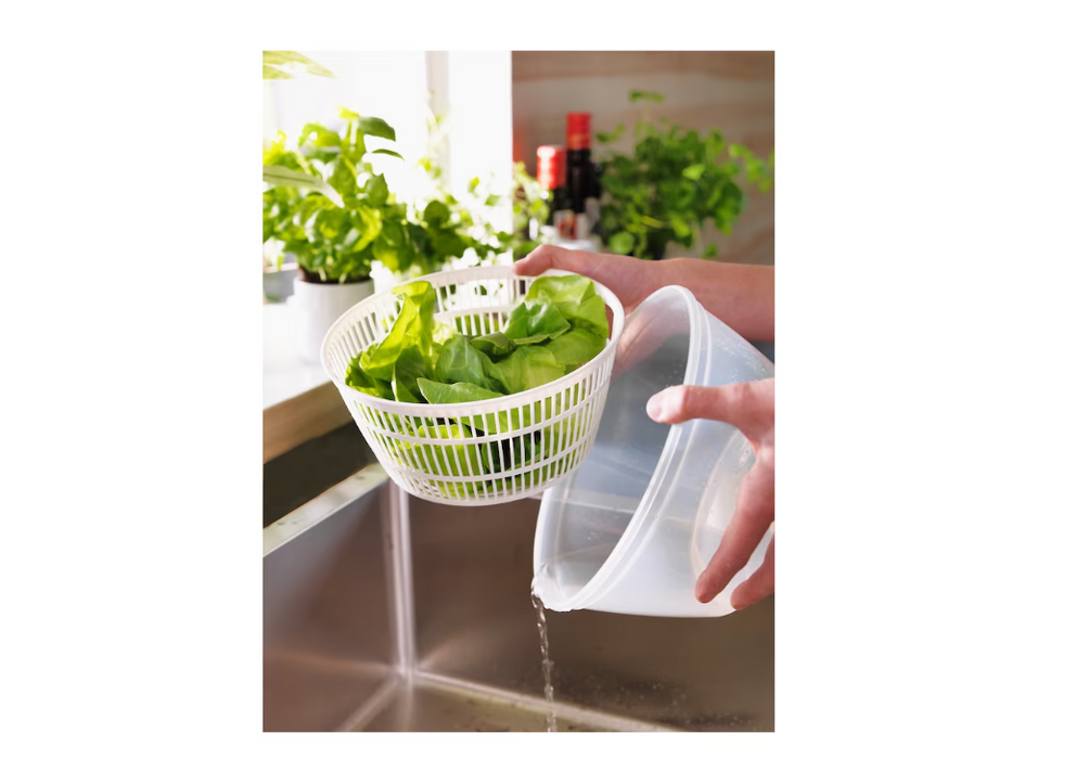 White Salad Spinner