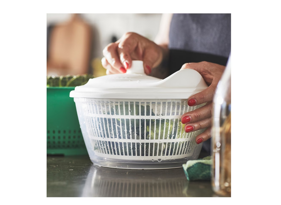 White Salad Spinner