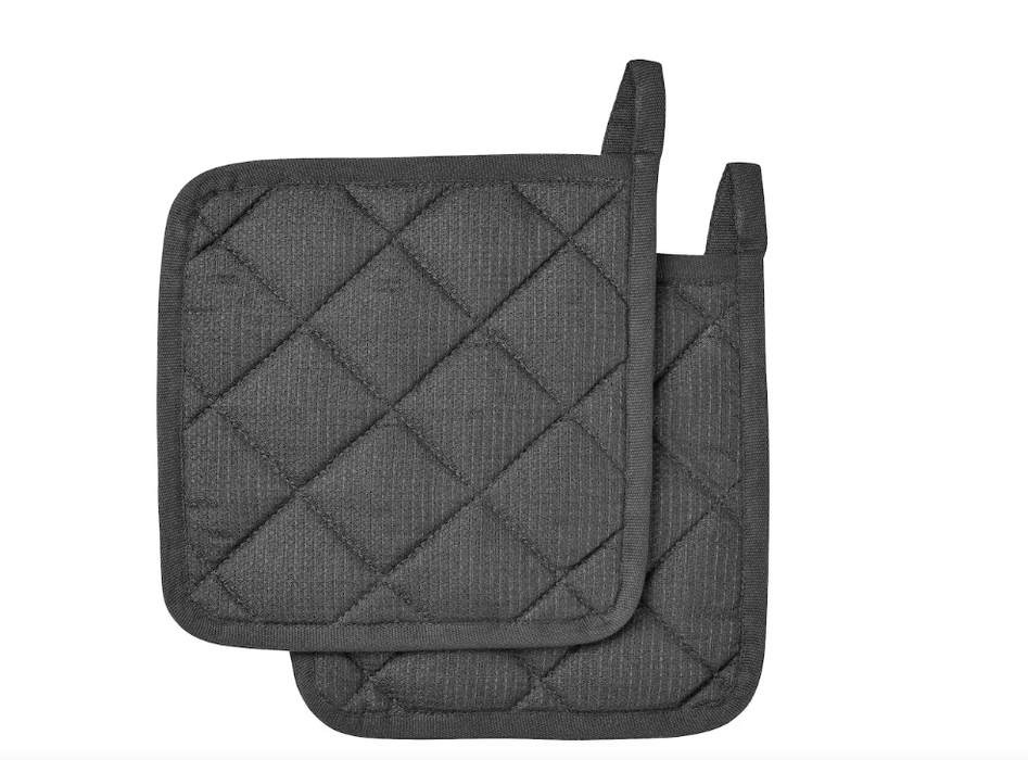 Grey Pot Holder - Set Of 2