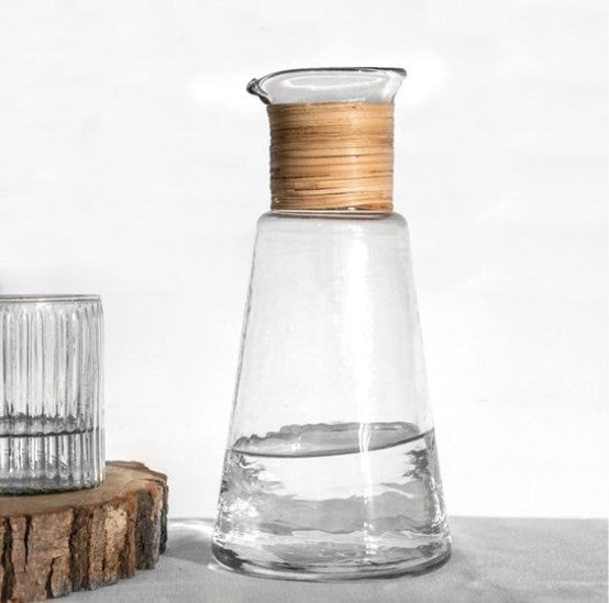 Taper Carafe w/Caning