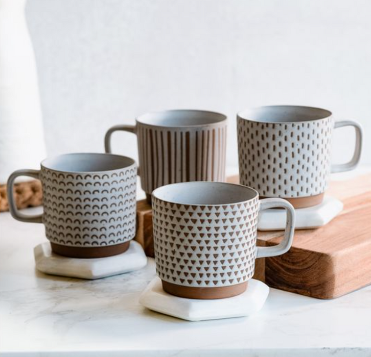 Assorted Brown Pattern Mug