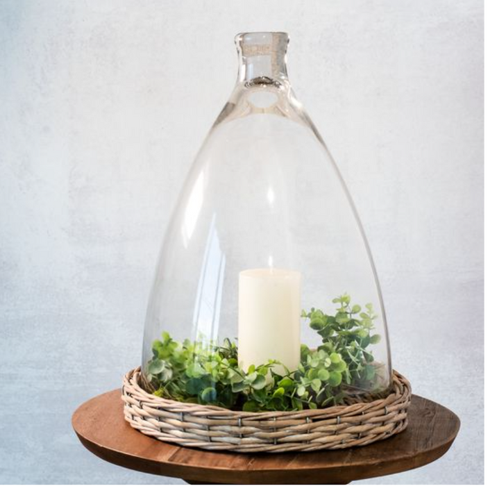 Glass Dome Willow Base
