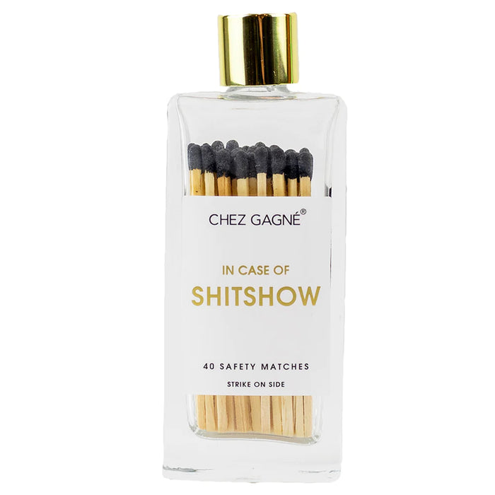 In Case Of Shitshow - Black Matches