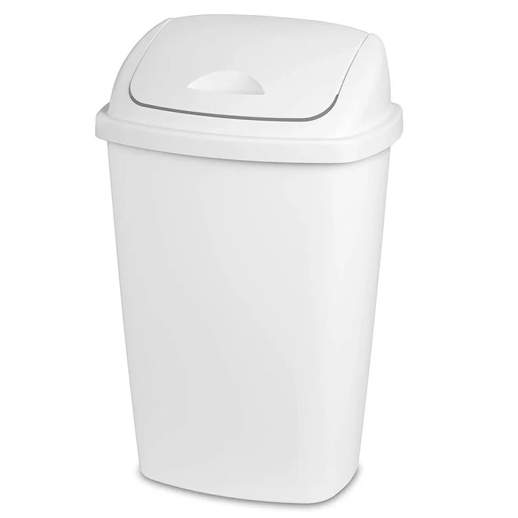 Sterilite SwingTop Wastebasket — BDC Living