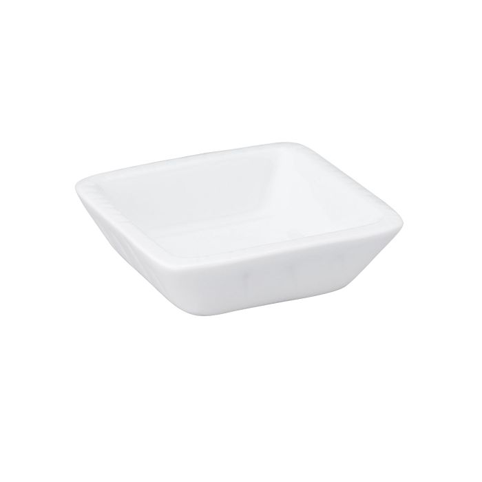Square White Soy Dish