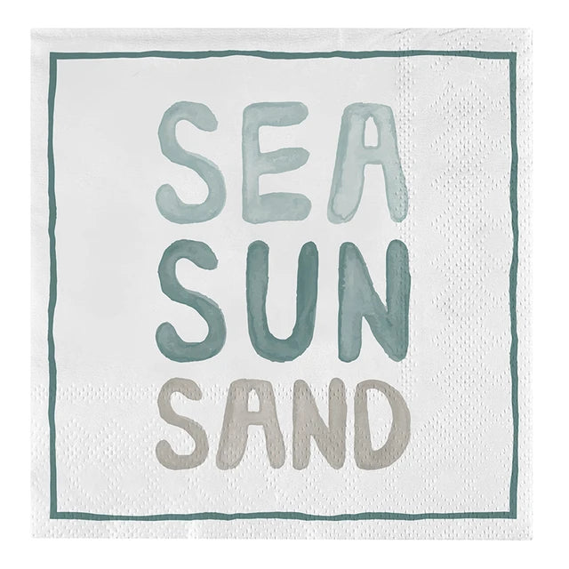 Sea Sun Sand Cocktail Napkins