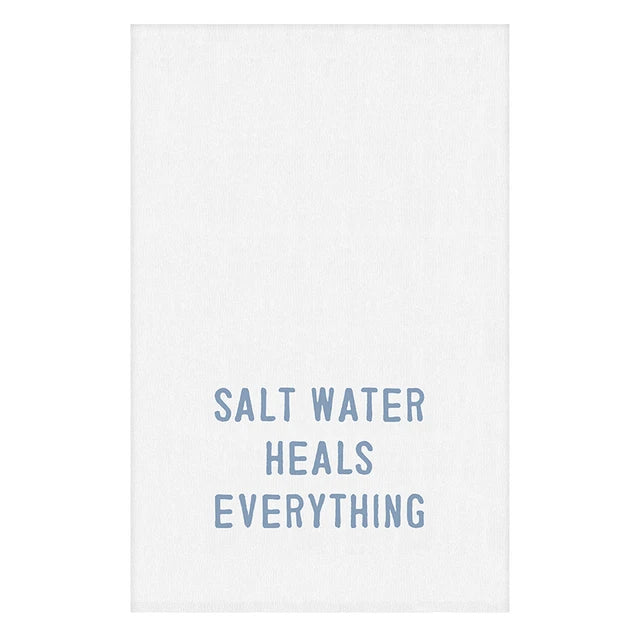 Salt Water Heals Tea Towel