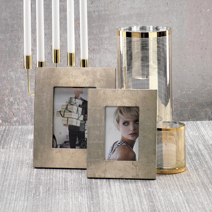 Silver Leaf Photo Frame - 4x6