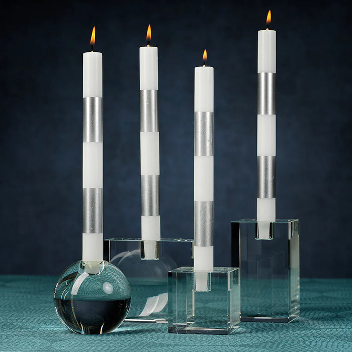 Festive Gold Formal Candles - Set Of 6