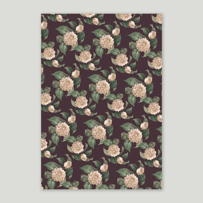 Vintage Floral Gift Wrap Sheet Set (Set of 3)