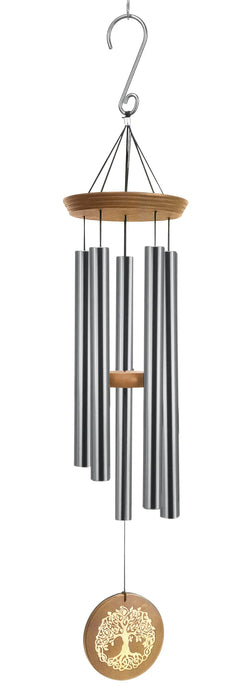 Silver Tree of Life Wind Chime
