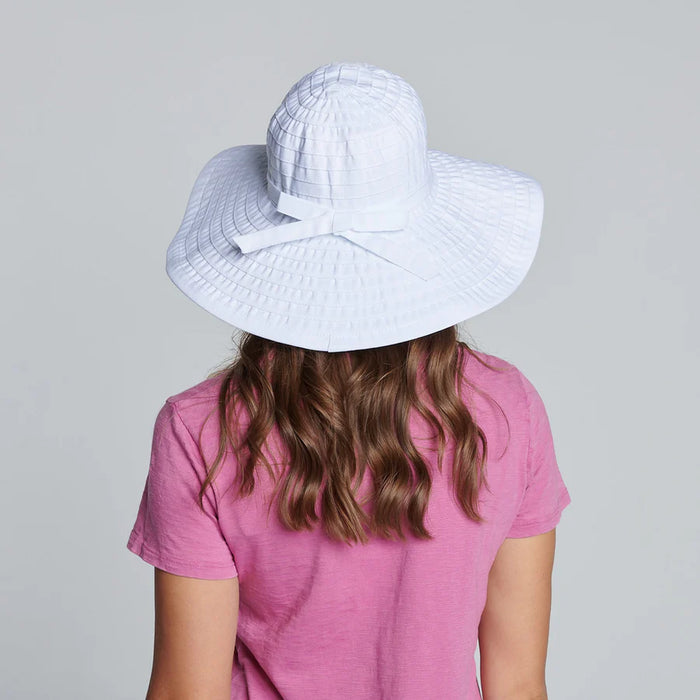 Women's Ribbon Brim Hat w/Bow