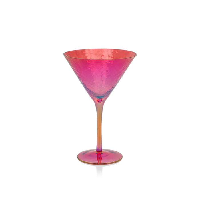 Aperitivo Martini Glass Red