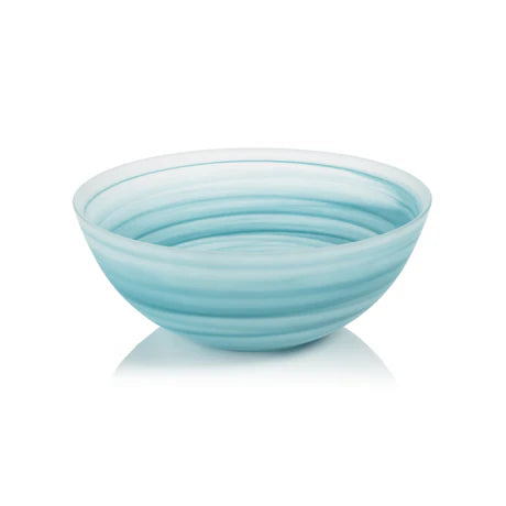 Azur Alabaster Glass Bowl