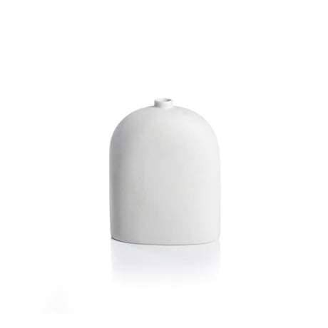 Lily All white Ceramic Vase