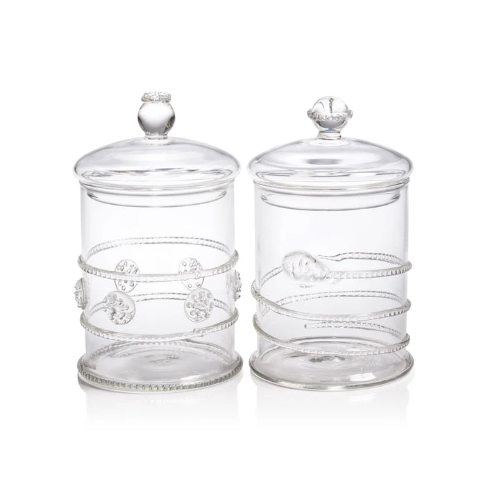 Juliet Lidded Glass Jar - Assorted