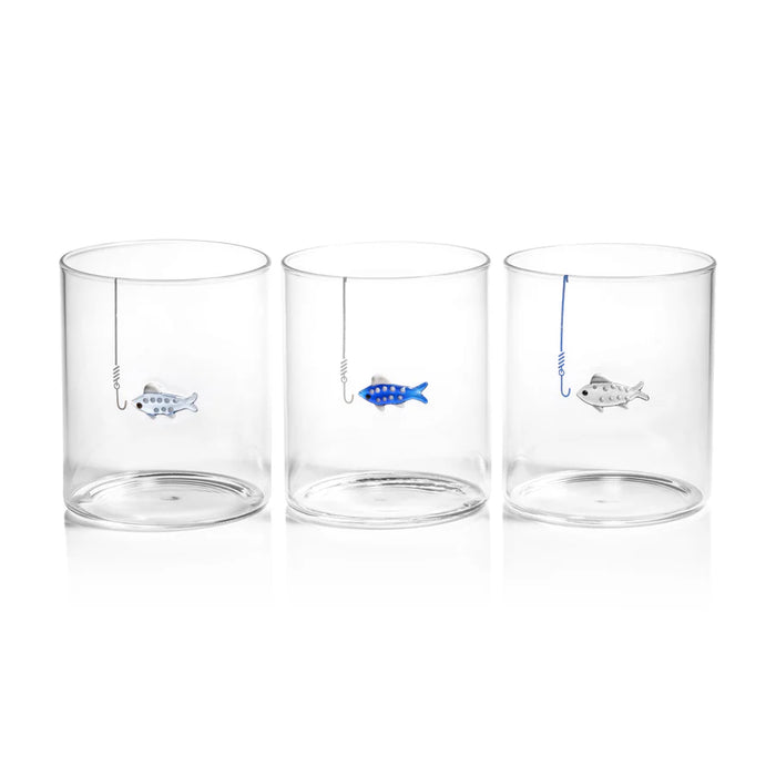 Tidal Sip Glass Tumbler - Assorted