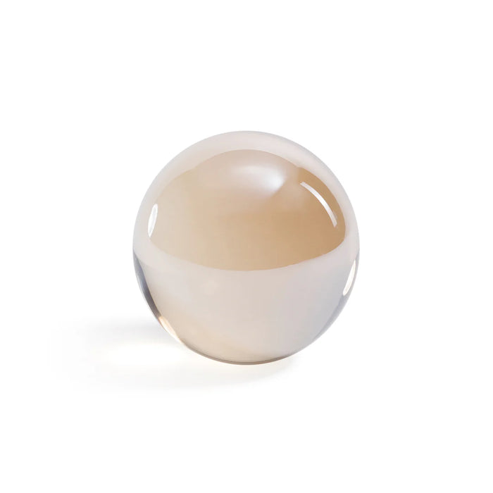 Amber Crystal Glass Ball