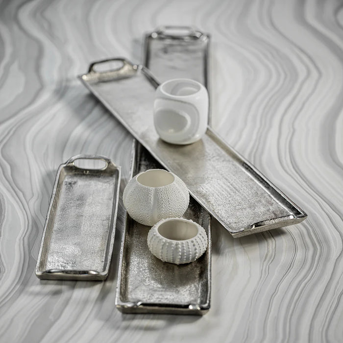 Aluminum Silver Nickel Tray