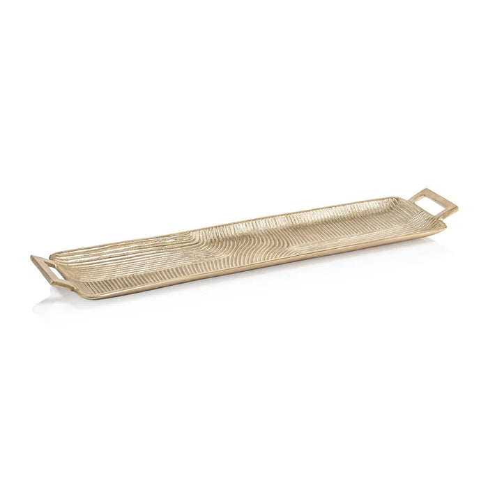 Golden Aluminum Tray