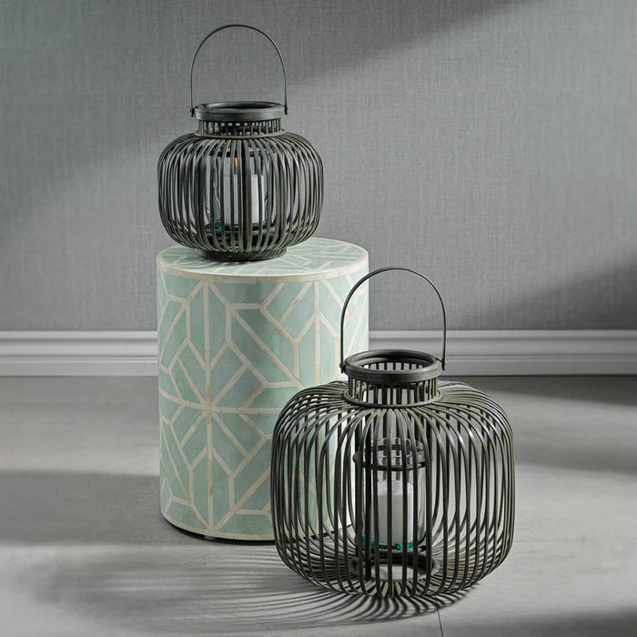 Melanesia Gray Bamboo Lantern