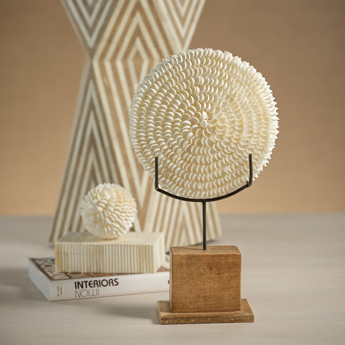 Natural Clamrose Sea Shell Fill Ball