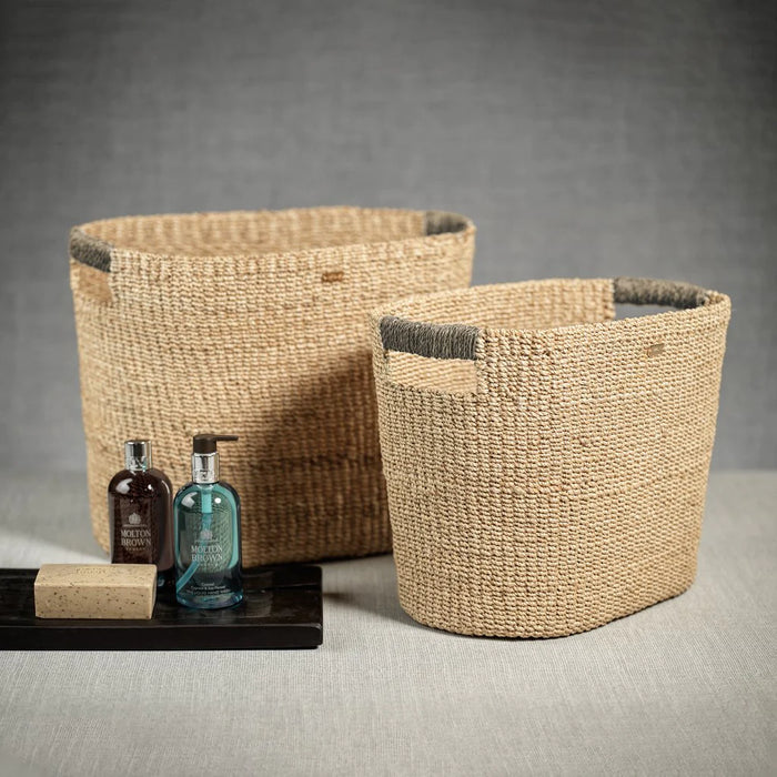 Miramar Oval Abaca Basket