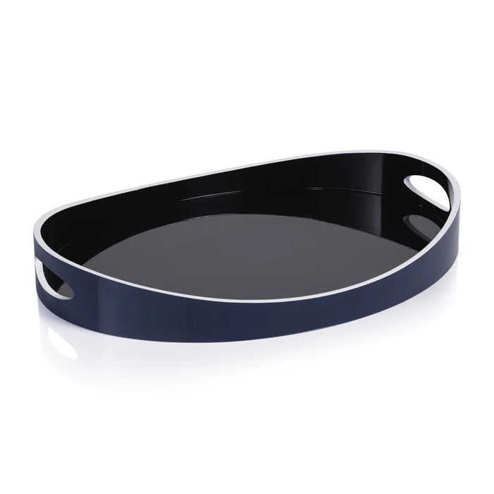 Noir Marine Lacquered Tray
