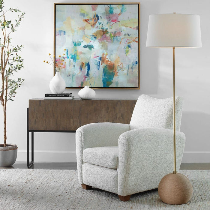 Captiva Floor Lamp Brass