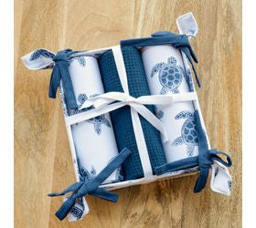 3pc. Turtle Towel Gift Set
