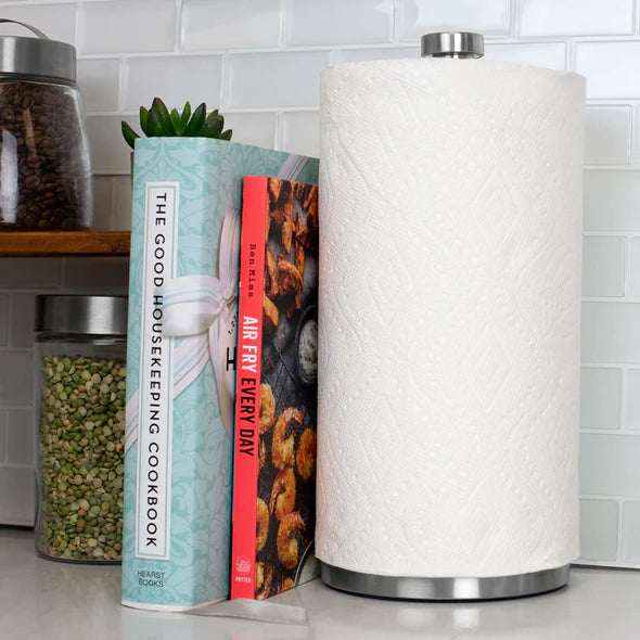 Free Standing Paper Towel Holder With Weighted Base