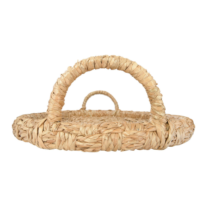Hand-woven Seagrass & Rattan Tray